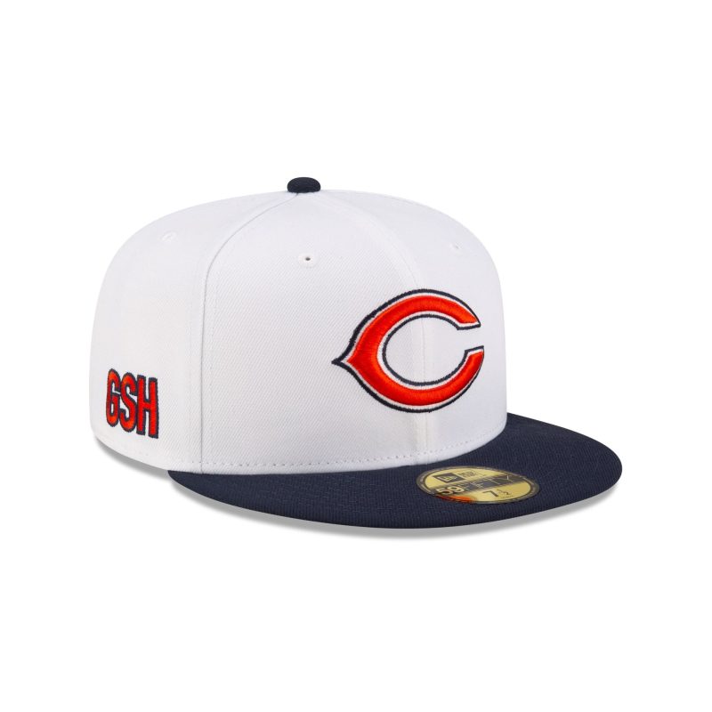 60507562 59FIFTY NFL24TRAININGEXCLUSIVE CHIBEAC WHT 3QR