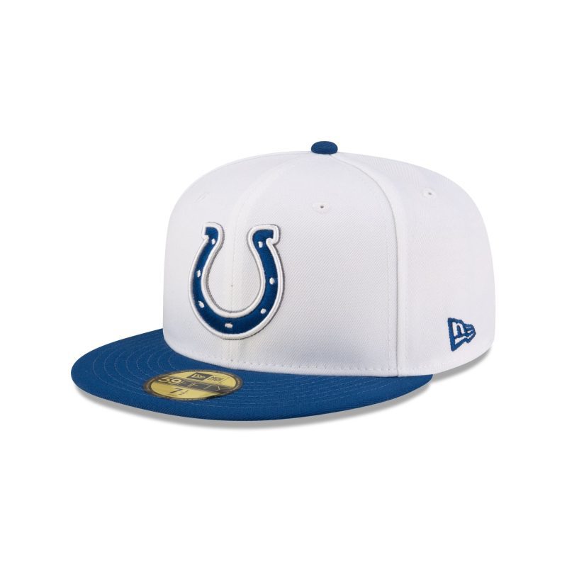 60507563 59FIFTY NFL24TRAININGEXCLUSIVE INDCOL WHT 3QL