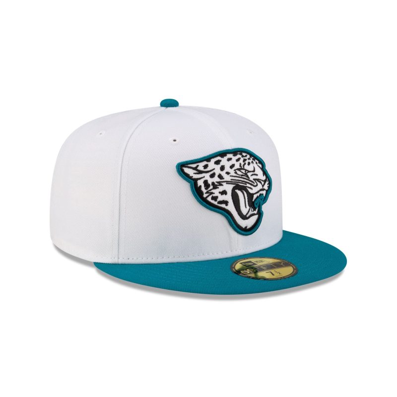 60507564 59FIFTY NFL24TRAININGEXCLUSIVE JACJAG WHT 3QR