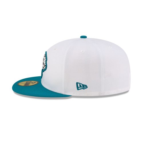 60507564 59FIFTY NFL24TRAININGEXCLUSIVE JACJAG WHT LSIDE