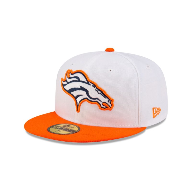 60507566 59FIFTY NFL24TRAININGEXCLUSIVE DENBRO WHT 3QL