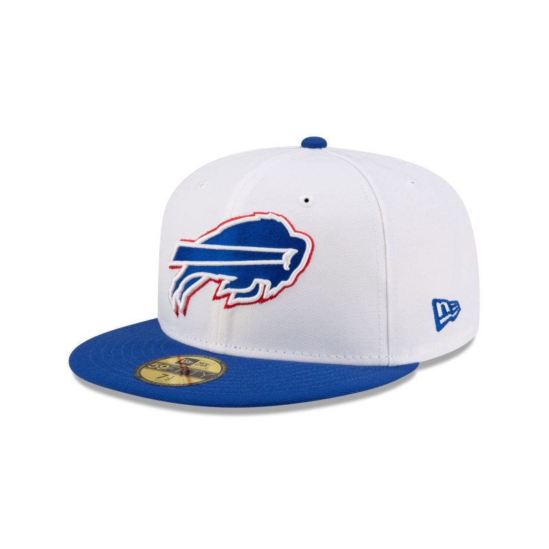 60507569 59FIFTY NFL24TRAININGEXCLUSIVE BUFBIL WHT 3QL