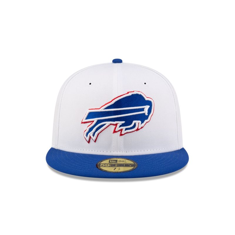 60507569 59FIFTY NFL24TRAININGEXCLUSIVE BUFBIL WHT F