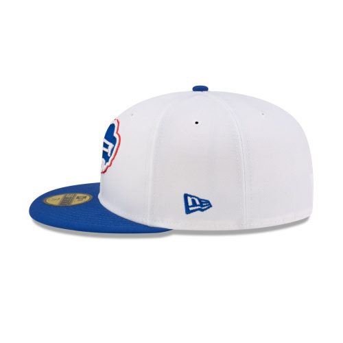 60507569 59FIFTY NFL24TRAININGEXCLUSIVE BUFBIL WHT LSIDE