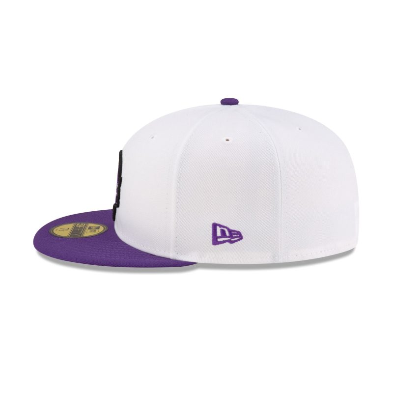 60507575 59FIFTY NFL24TRAININGEXCLUSIVE MINVIK WHT LSIDE