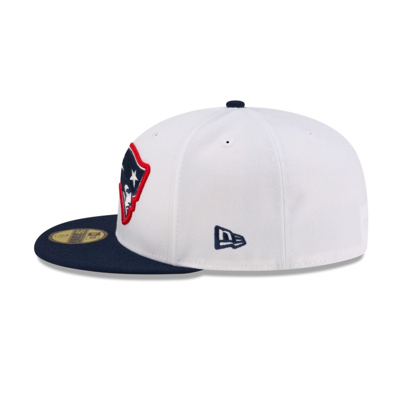 60507576 59FIFTY NFL24TRAININGEXCLUSIVE NEEPAT WHT LSIDE