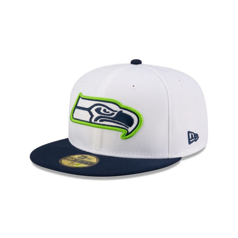 60507578 59FIFTY NFL24TRAININGEXCLUSIVE SEASEA WHT 3QL