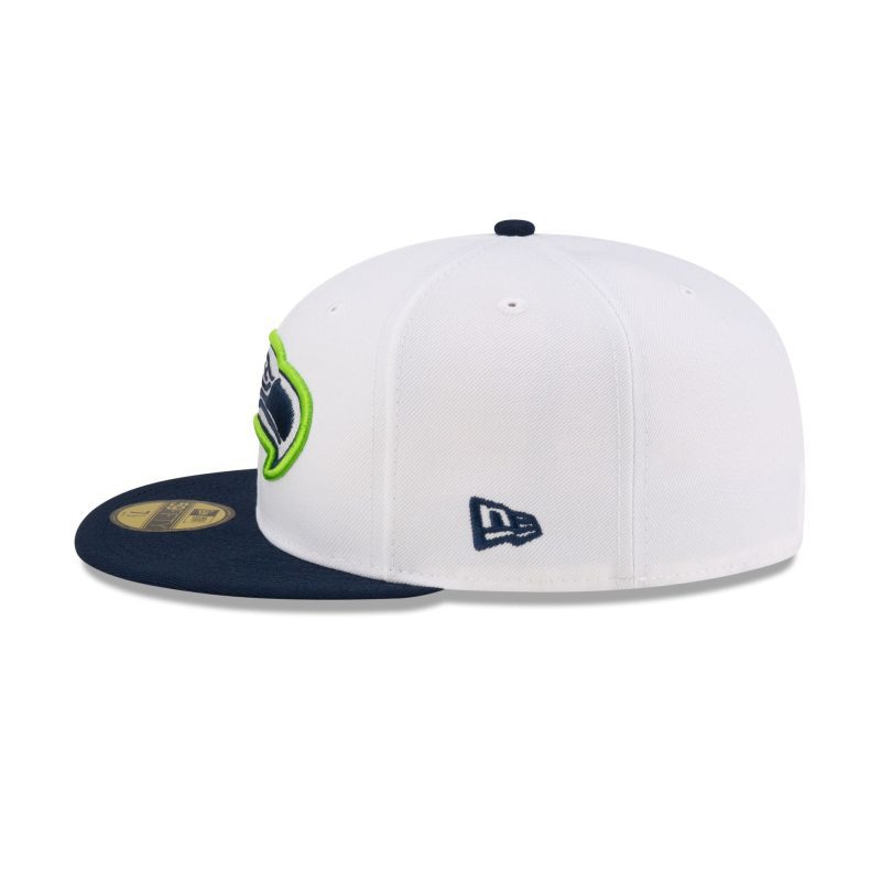 60507578 59FIFTY NFL24TRAININGEXCLUSIVE SEASEA WHT LSIDE