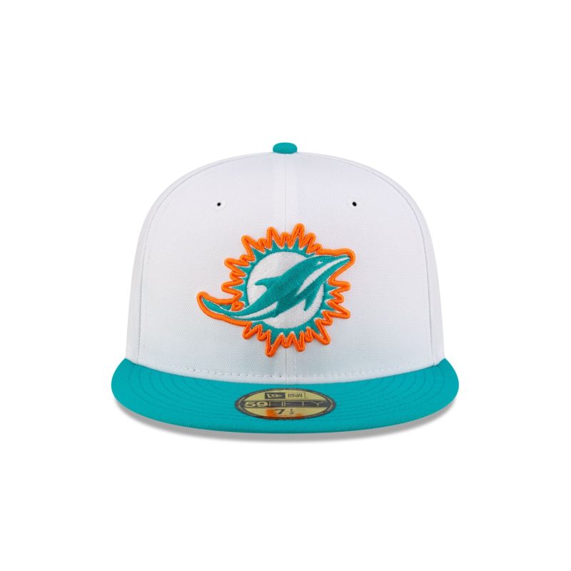 60507580 59FIFTY NFL24TRAININGEXCLUSIVE MIADOL WHT F