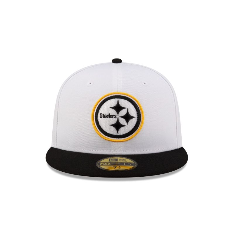 60507581 59FIFTY NFL24TRAININGEXCLUSIVE PITSTE WHT F