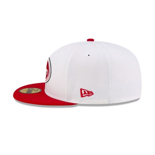 60507582 59FIFTY NFL24TRAININGEXCLUSIVE SAF49E WHT LSIDE