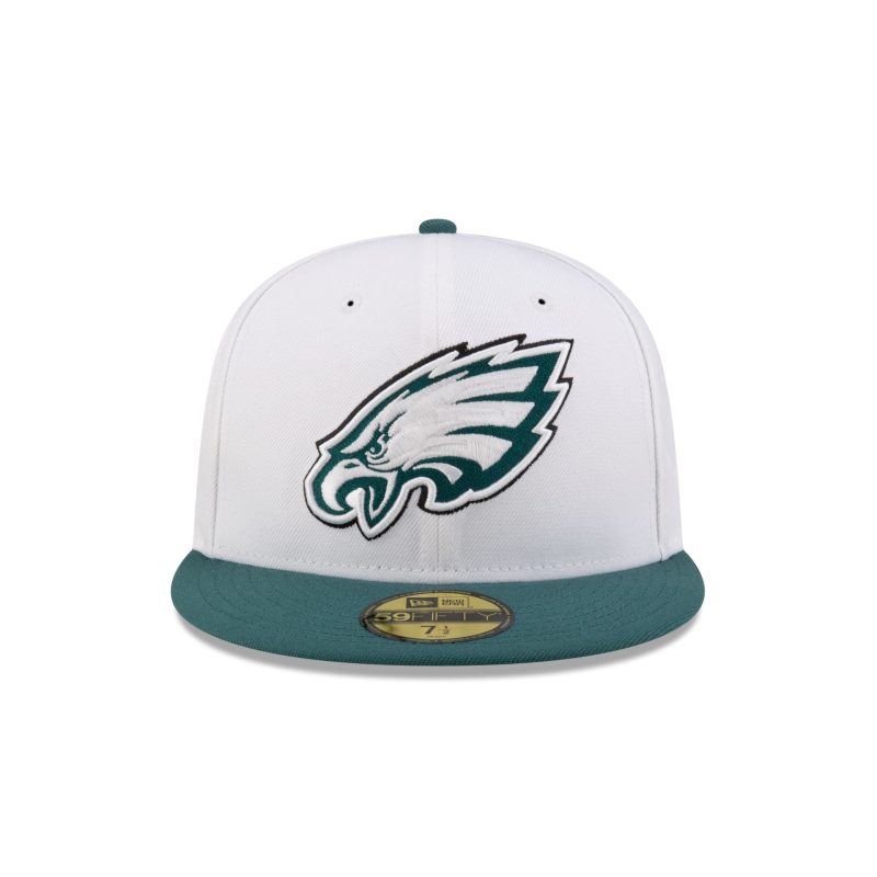 60507584 59FIFTY NFL24TRAININGEXCLUSIVE PHIEAG WHT F