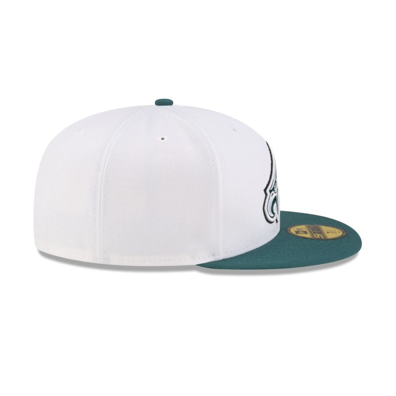 60507584 59FIFTY NFL24TRAININGEXCLUSIVE PHIEAG WHT RSIDE