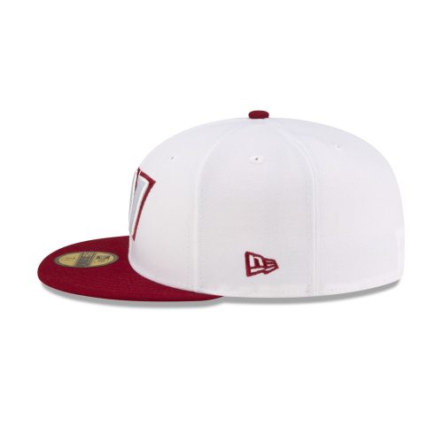 60507589 59FIFTY NFL24TRAININGEXCLUSIVE WASCOM WHT LSIDE