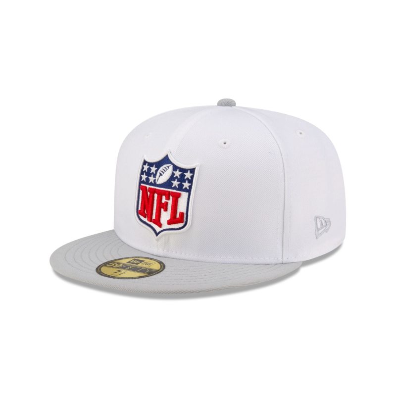 60507590 59FIFTY NFL24TRAININGEXCLUSIVE NFLLOG WHT 3QL