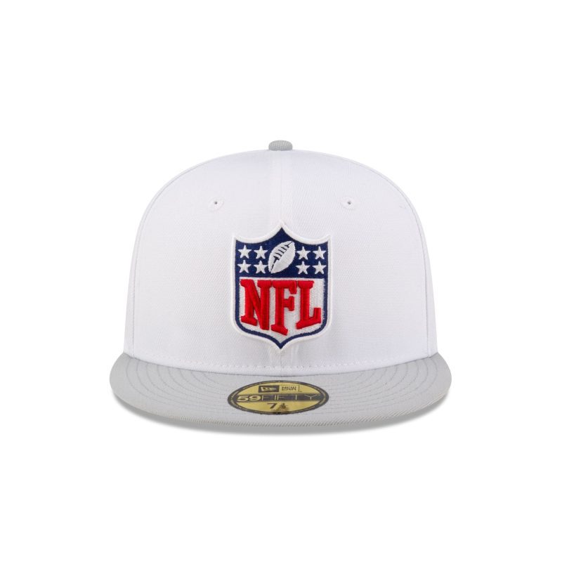 60507590 59FIFTY NFL24TRAININGEXCLUSIVE NFLLOG WHT F