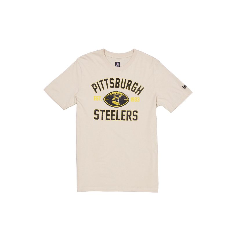 60547777 TSHIRT NFLTHIRDDOWNH PITSTECC TAN F