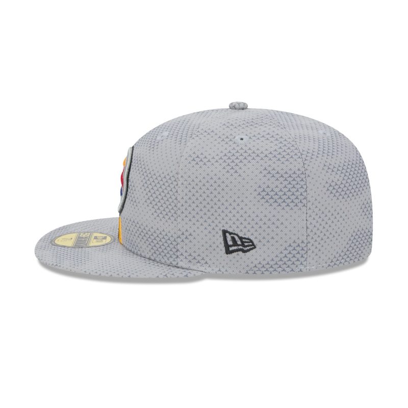 60548760 59FIFTY NFL24SL5950CW PITSTE GRA LSIDE