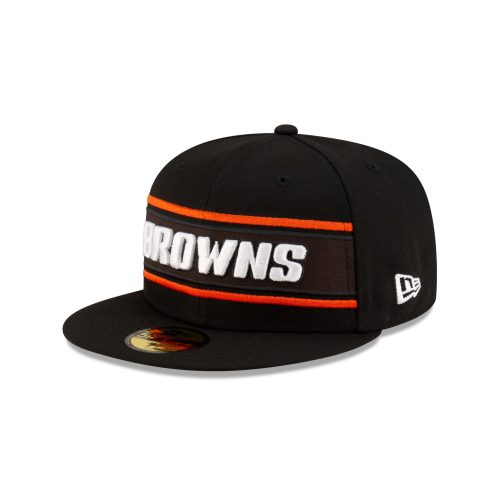 60548775 59FIFTY NFLSIDELINE CLEBRO BLACK 3QL