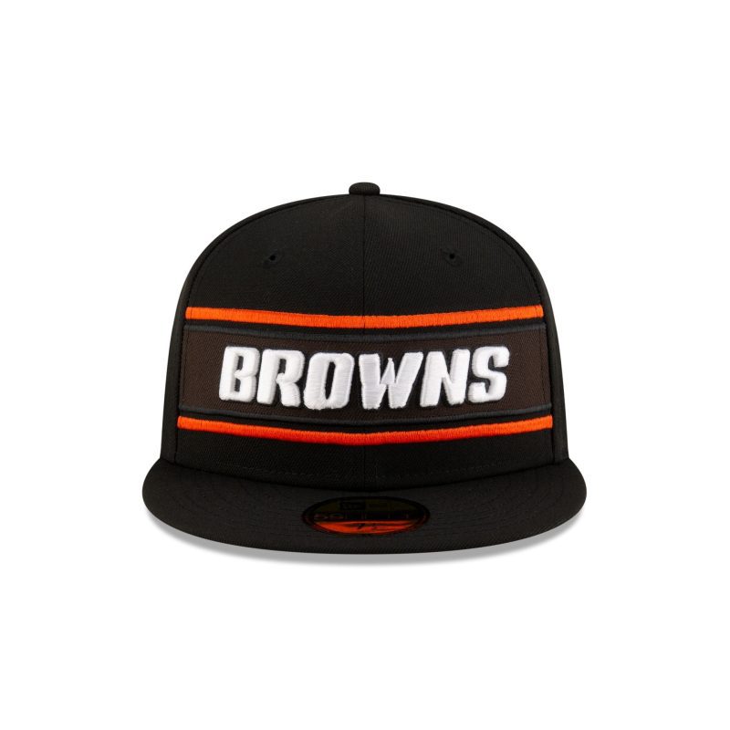 60548775 59FIFTY NFLSIDELINE CLEBRO BLACK F