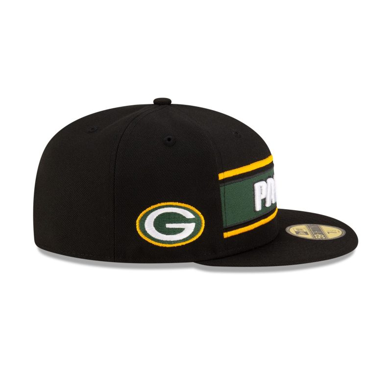 60548777 59FIFTY NFLSIDELINE GREPAC BLACK RSIDE