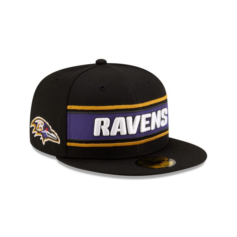 60548783 59FIFTY NFLSIDELINE BALRAV BLACK 3QR