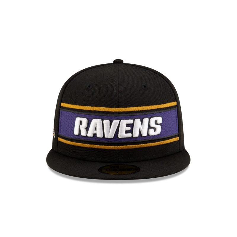 60548783 59FIFTY NFLSIDELINE BALRAV BLACK F