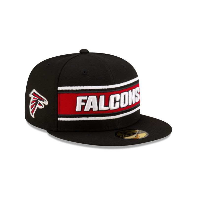 60548787 59FIFTY NFLSIDELINE ATLFAL BLACK 3QR