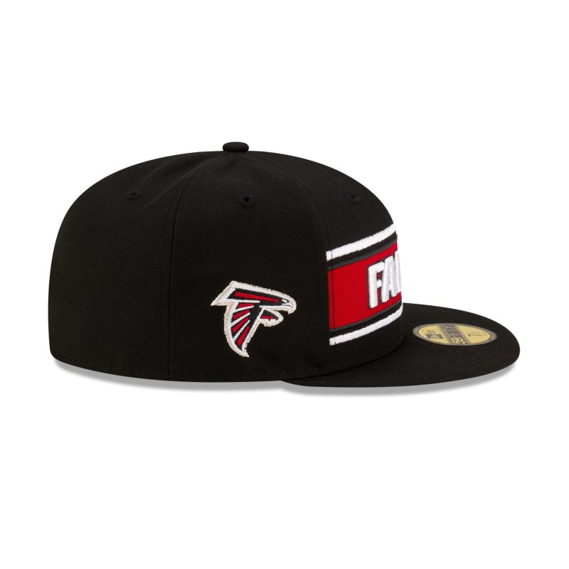 60548787 59FIFTY NFLSIDELINE ATLFAL BLACK RSIDE