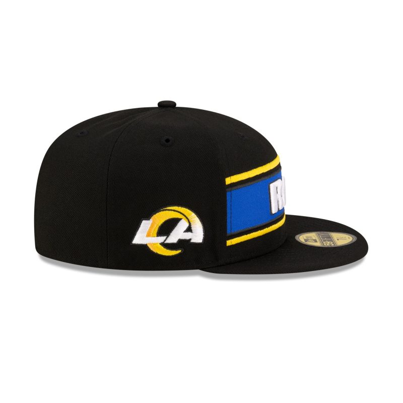 60548789 59FIFTY NFLSIDELINE LOSRAM BLACK RSIDE