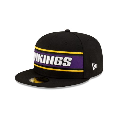 60548790 59FIFTY NFLSIDELINE MINVIK BLACK 3QL