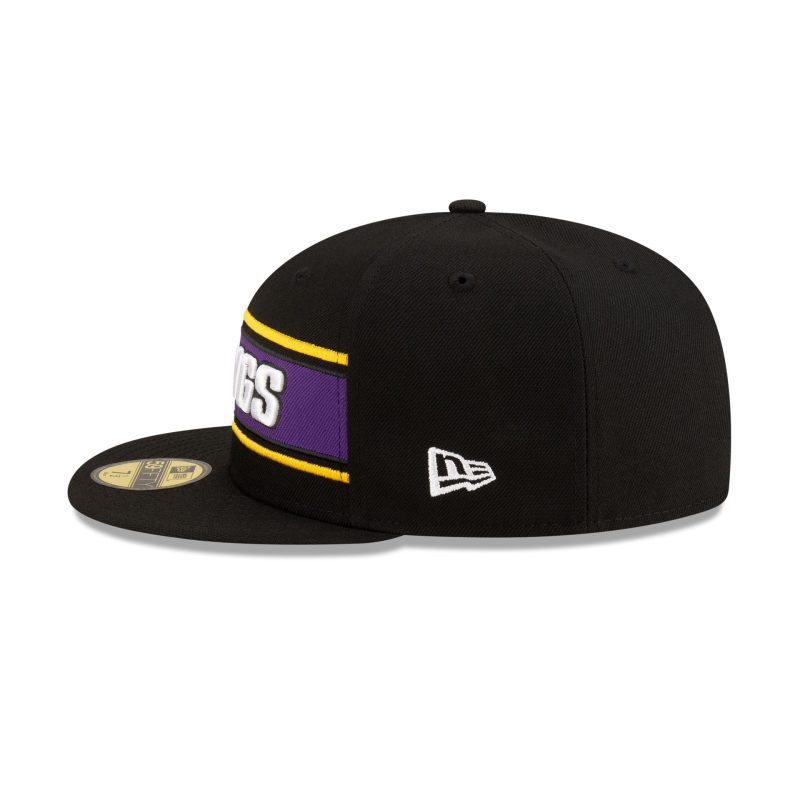 60548790 59FIFTY NFLSIDELINE MINVIK BLACK LSIDE