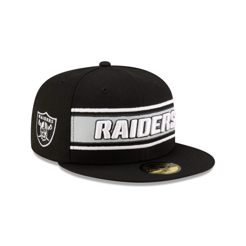 60548791 59FIFTY NFLSIDELINE LASRAI BLACK 3QR