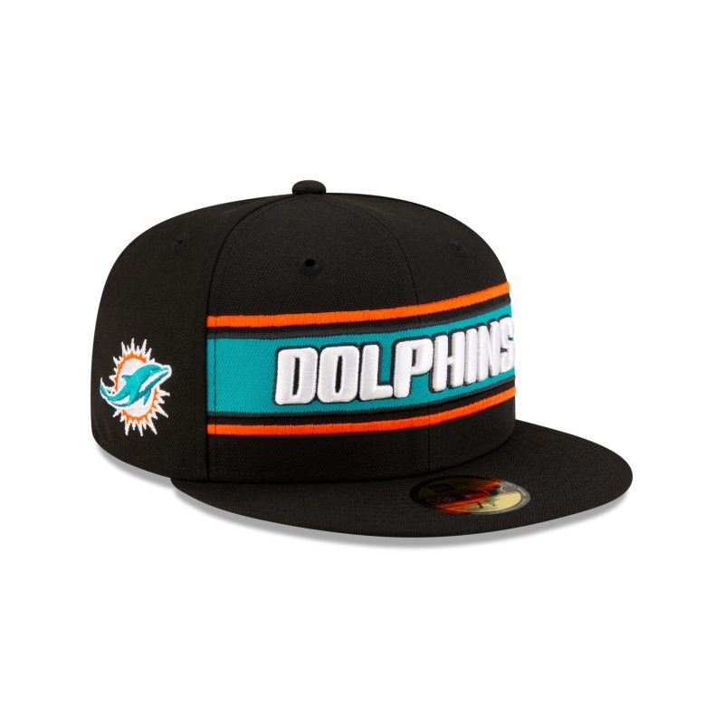 60548793 59FIFTY NFLSIDELINE MIADOL BLACK 3QR