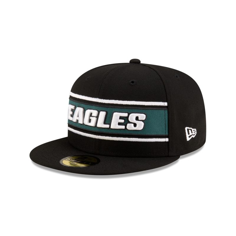 60548796 59FIFTY NFLSIDELINE PHIEAG BLACK 3QL