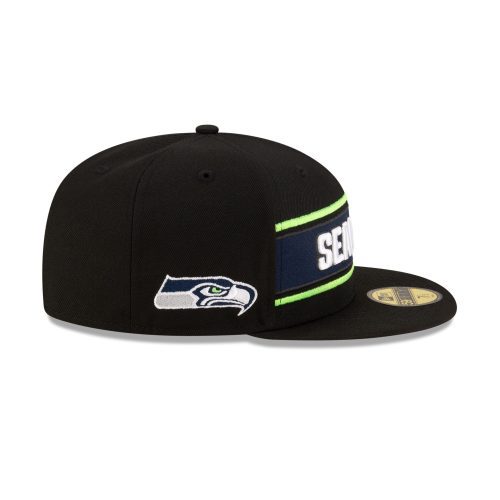 60548801 59FIFTY NFLSIDELINE SEASEA BLACK RSIDE