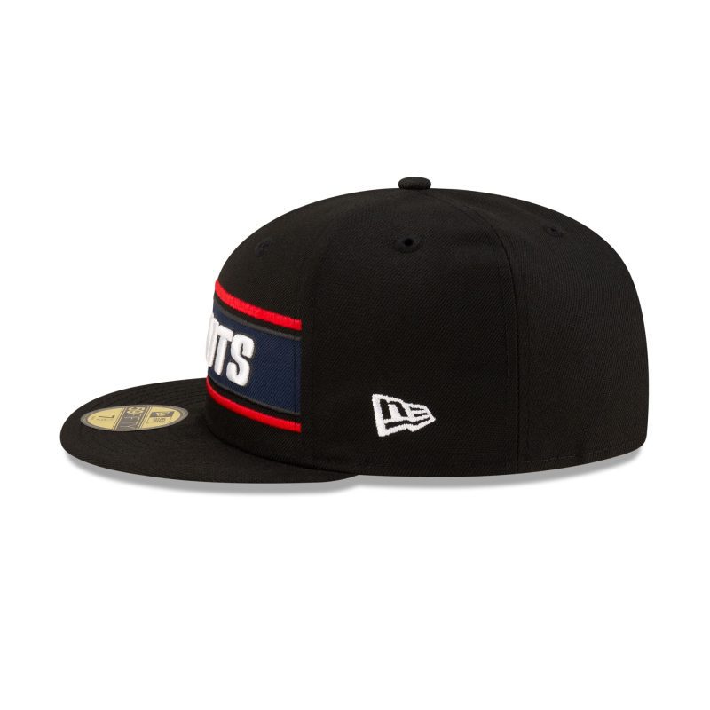 60548806 59FIFTY NFLSIDELINE NEEPAT BLACK LSIDE