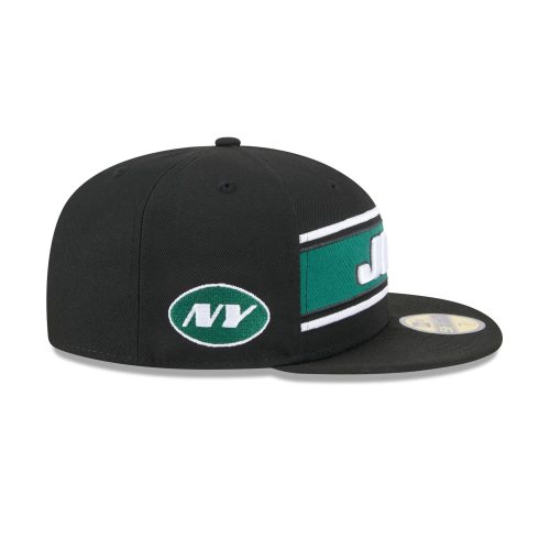 60548809 59FIFTY NFL24SL5950CUS NEYJET BLK RSIDE