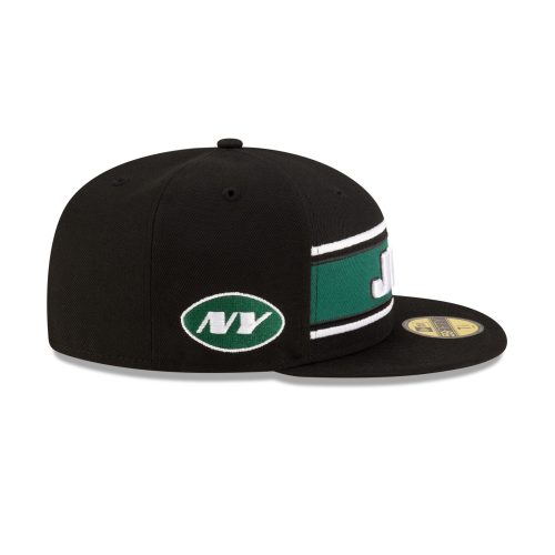 60548809 59FIFTY NFLSIDELINE NEYJET BLACK RSIDE