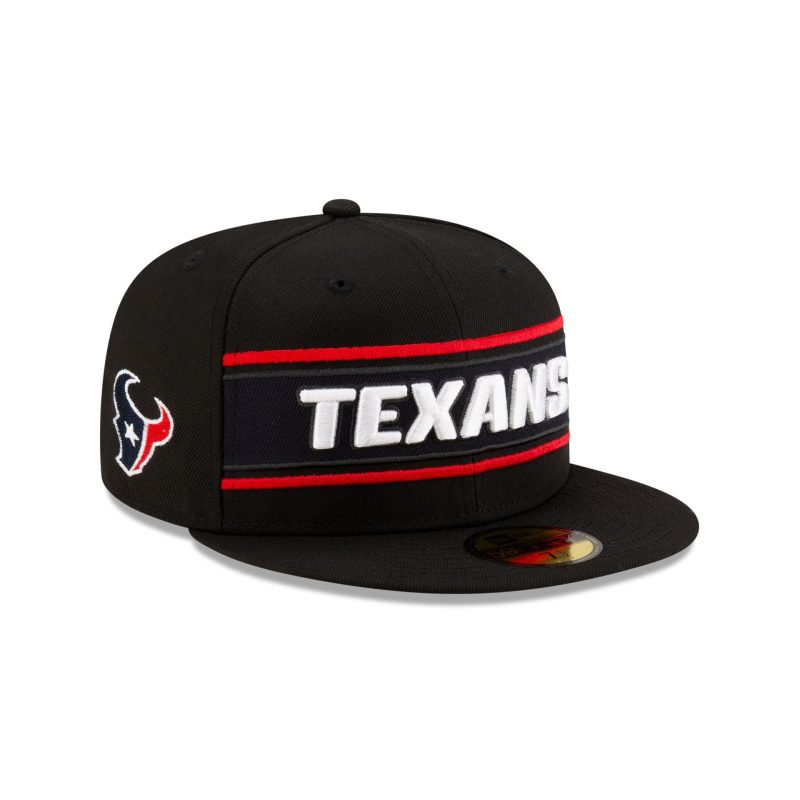 60548810 59FIFTY NFLSIDELINE HOUTEX BLACK 3QR