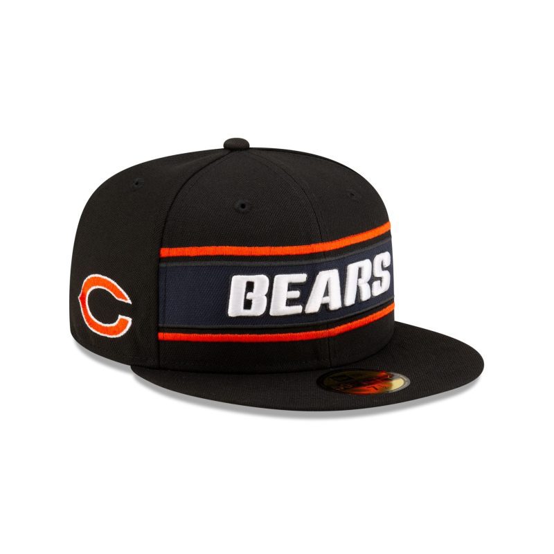 60548811 59FIFTY NFLSIDELINE CHIBEA BLACK 3QR