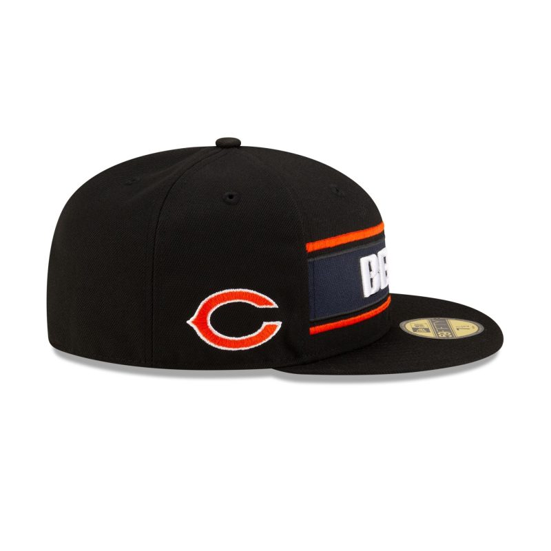 60548811 59FIFTY NFLSIDELINE CHIBEA BLACK RSIDE