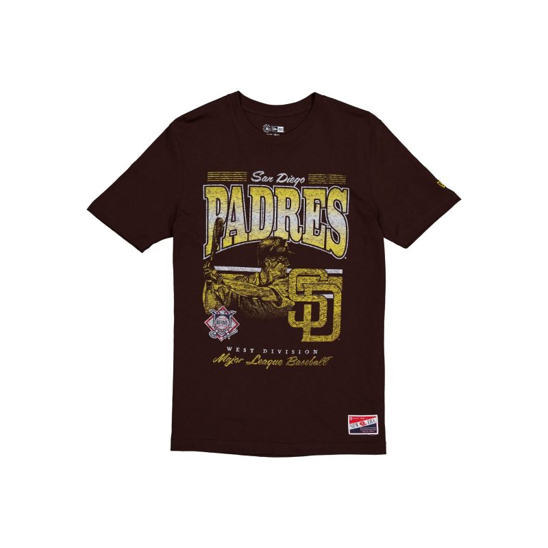 60554489 TSHIRT FW24THROWBACK SADPAD BRN F