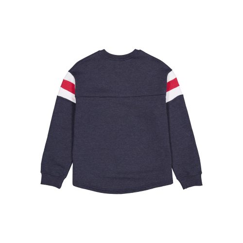 60556682 WCREWNECK FW24THROWBACK BOSRED GRY R