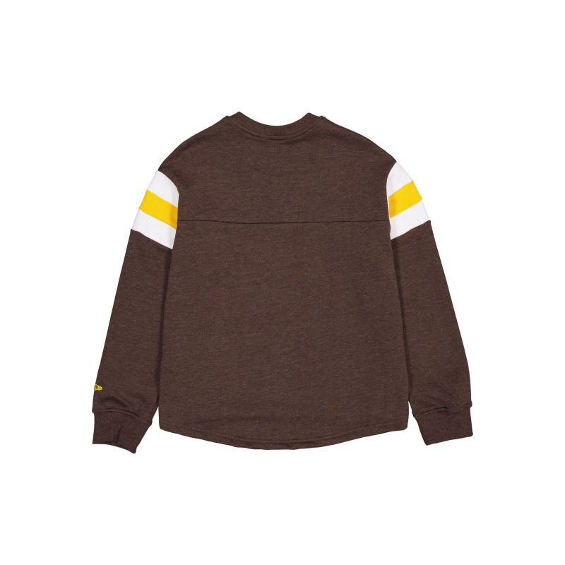 60556703 WCREWNECK FW24THROWBACK SADPAD BRN R