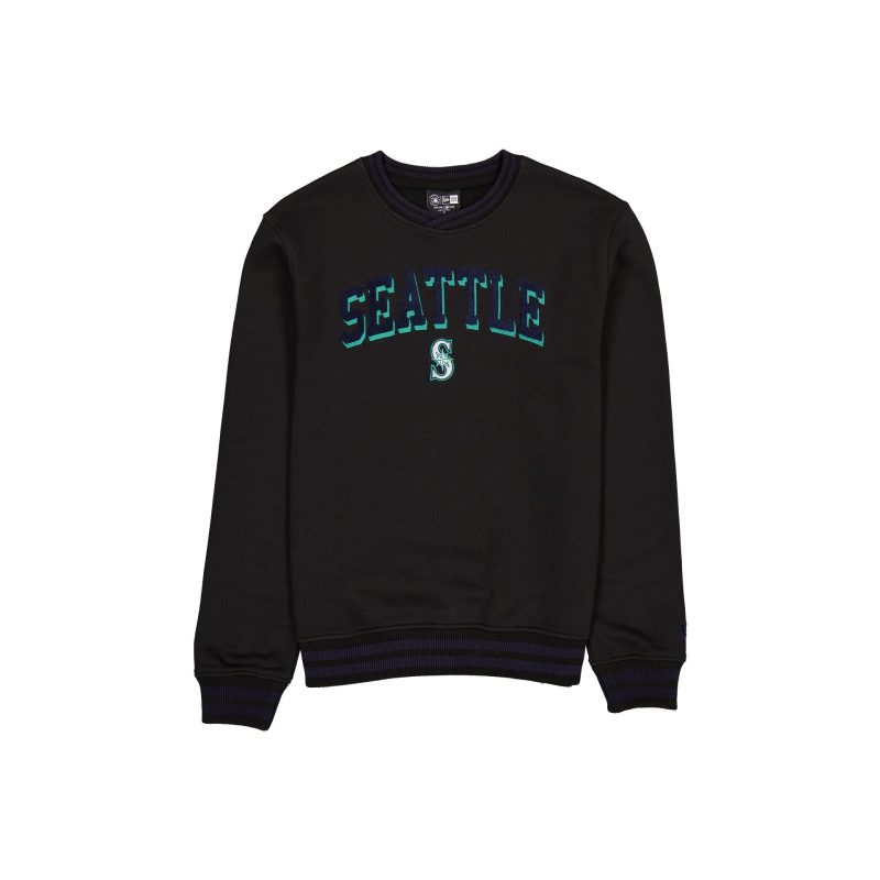 60559722 CREWNECK 20 FW24SPORTNIGHT SEAMAR BLK F 1