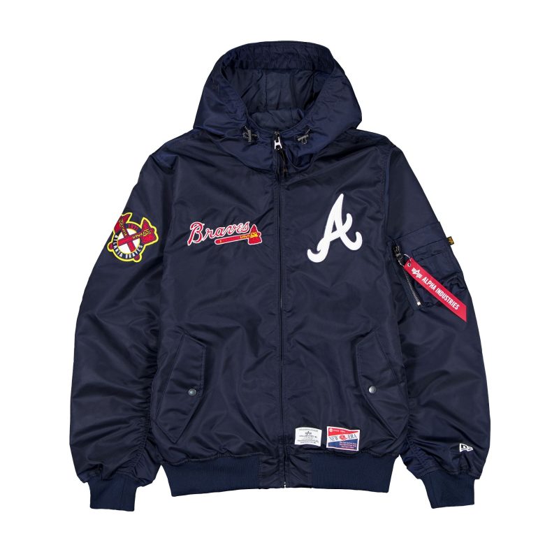 60564062 JACKET MLBXALPHA24 ATLBRA NAVY F