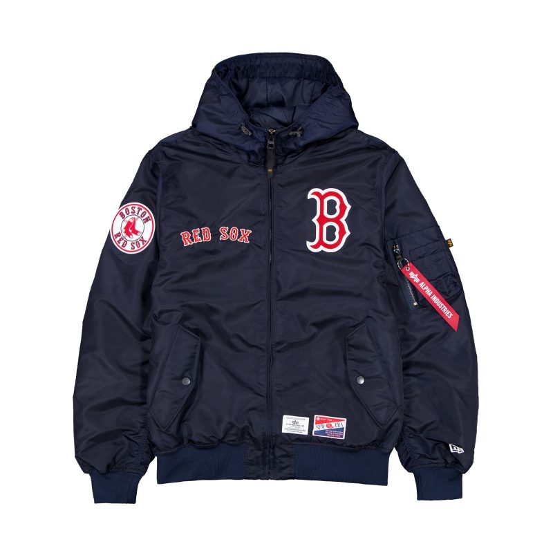 60564075 JACKET MLBXALPHA24 BOSRED NAVY F