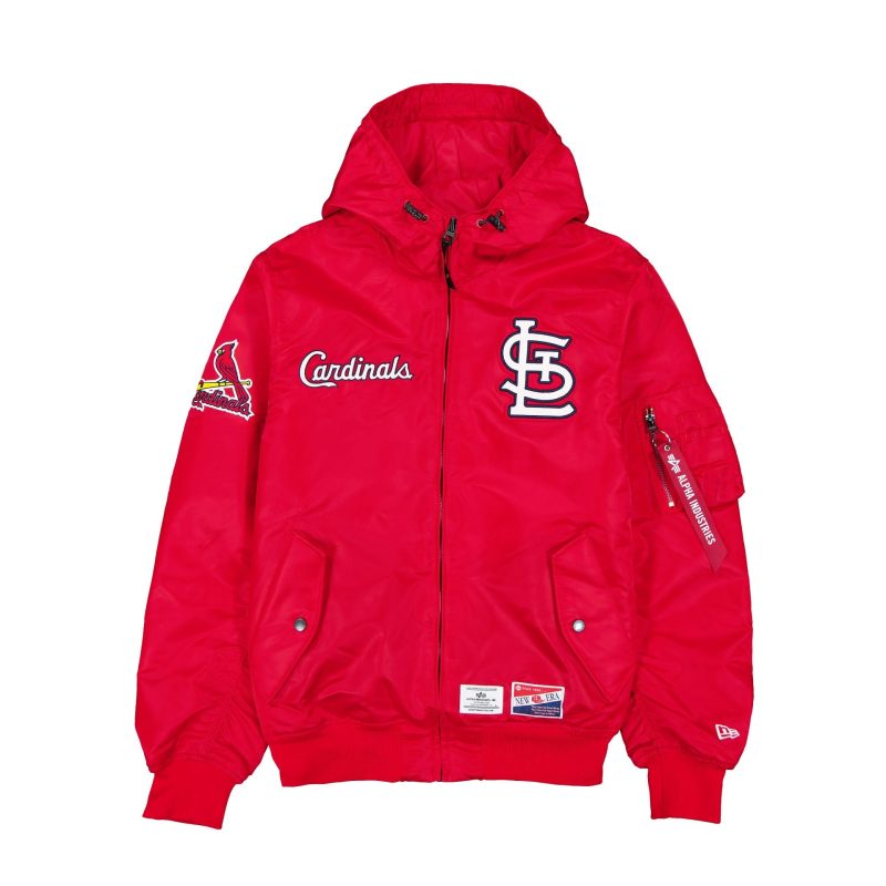 60564171 JACKET MLBXALPHA24 STLCAR RED F