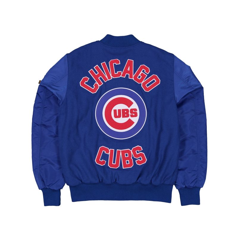 60564193 JACKET MLBXALPHA24 CHICUB BLUE B2